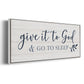 Give It To God - Floater Framed Canvas Print