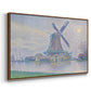 Mill of Edam (Moulin d'Edam), 1896 - Floater Framed Canvas Print