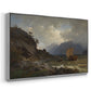 From the Western Coast of Norway, 1862 - Floater Framed Canvas Print