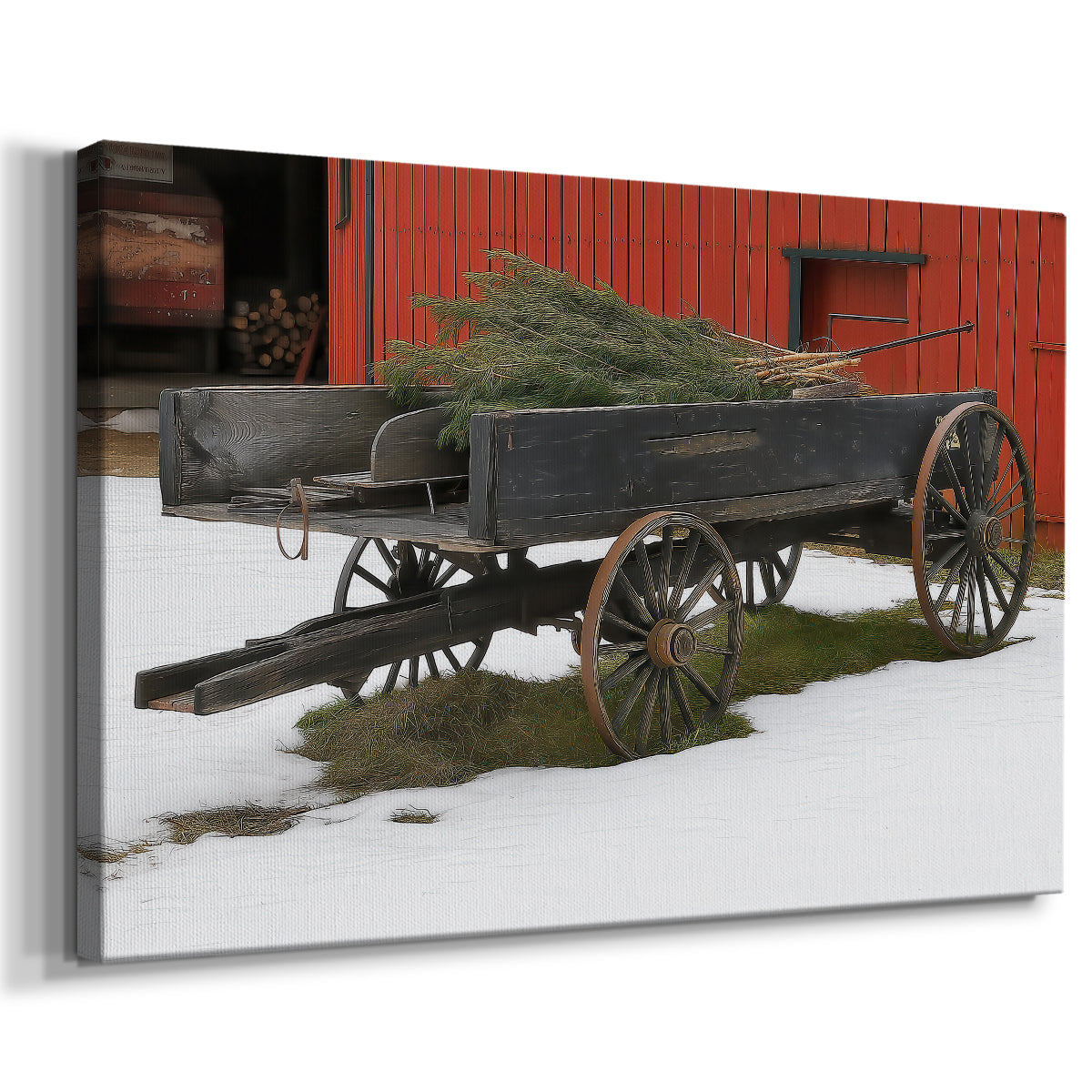 Cranberry Bells Blessing - Canvas Art Print