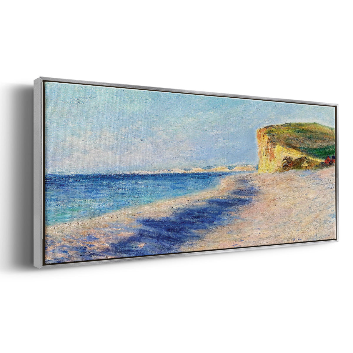 Pourville, Near Dieppe, 1882 - Floater Framed Canvas Print
