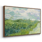 Green Wheat Field, Auvers, 1890 - Floater Framed Canvas Print
