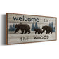 Bears Welcome - Floater Framed Canvas Print