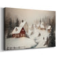 Golden Yule Promise - Canvas Art Print