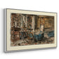 Cabinet de Flaubert à Croisset, 1874 - Floater Framed Canvas Print