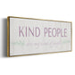 Kind People - Floater Framed Canvas Print