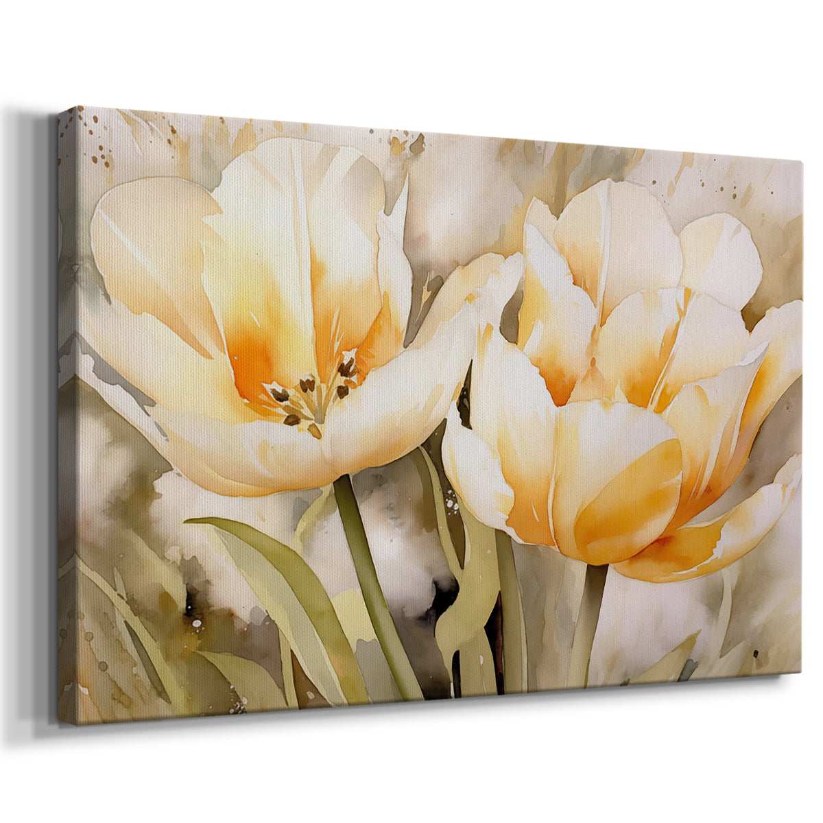 yellow tulips,watercolor,flowers,painting,floral art,nature,blossom,garden,soft colors,still life,botanical,pastel,petals,elegance,bloom,serenity,vibrant,aesthetic,home decor,spring,creativity,freshness,beauty,flora,arrangement,watercolor technique,modern art,color palette,light,design,inspiration,tranquility,craftsmanship,decorative,contemporary,visual art,fine art,peaceful,botanical illustration,floral design,nature-inspired