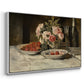 Strawberries and Champagne, c. 1881-1885 - Floater Framed Canvas Print