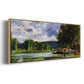 The Banks of the Seine near Jeufosse (Eure), 1880 - Floater Framed Canvas Print