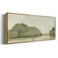 On Course I - Floater Framed Canvas Print