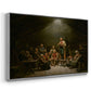 Low Church Devotion (Haugianerne), 1848 - Floater Framed Canvas Print