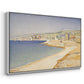 The Jetty at Cassis, Opus 198, 1889 - Floater Framed Canvas Print