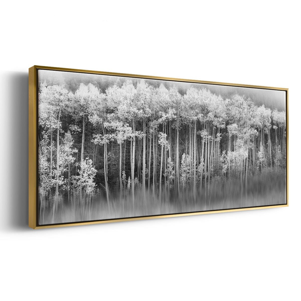 Dreamy Aspen - Floater Framed Canvas Print