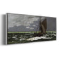 Stormy Seascape, 1867 - Floater Framed Canvas Print
