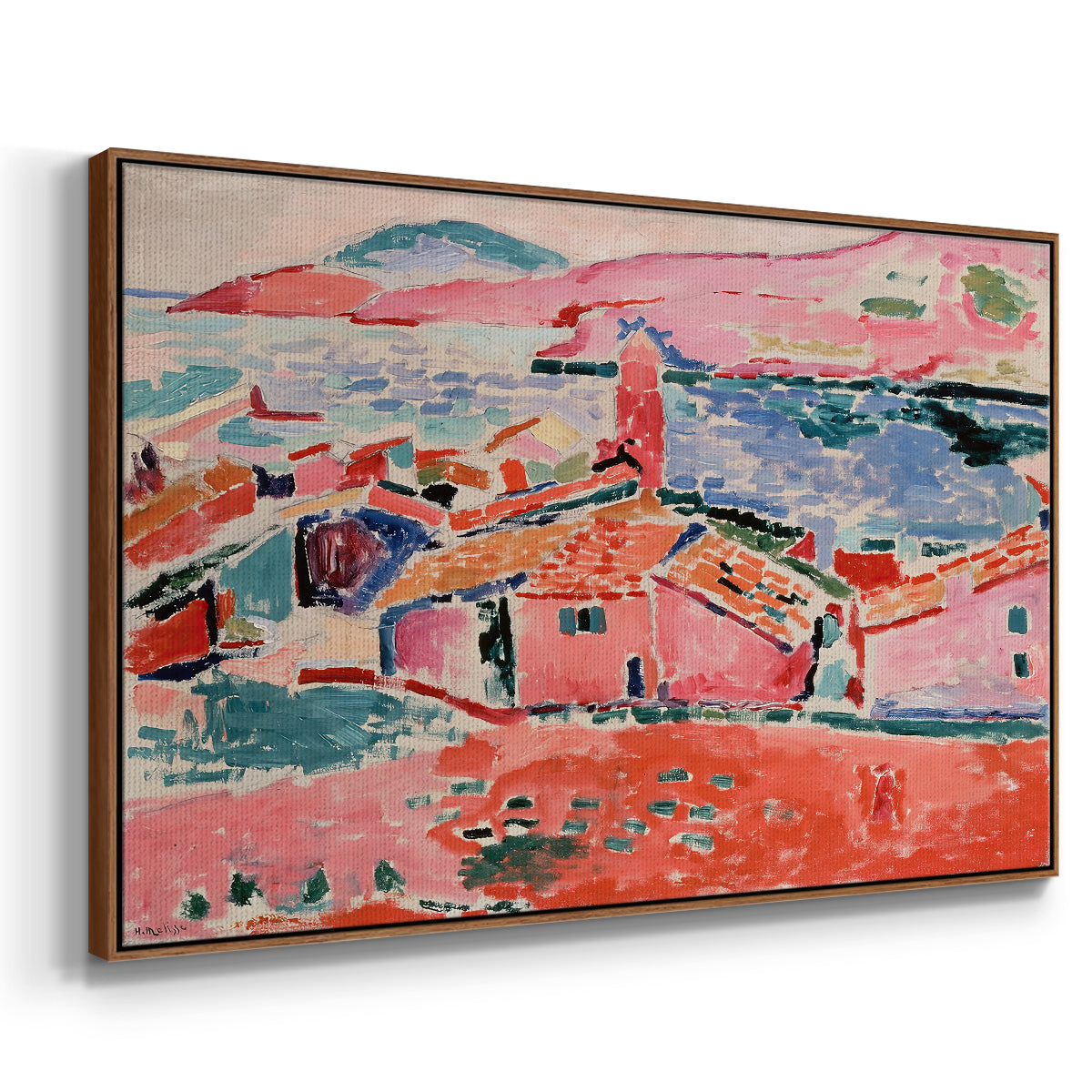 View of Collioure, 1905 - Floater Framed Canvas Print