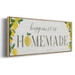 Homemade Lemons - Floater Framed Canvas Print