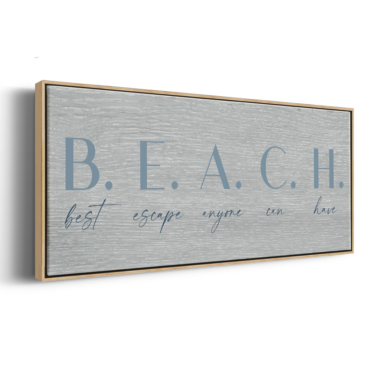 Best Escape - Floater Framed Canvas Print