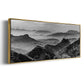 Mountains of the Great Wall - Floater Framed Canvas Print