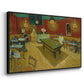 The Night Café, 1888 - Floater Framed Canvas Print