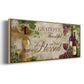 Grateful Wine - Floater Framed Canvas Print