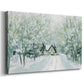 Pearled Sleigh Parish - Canvas Art Print