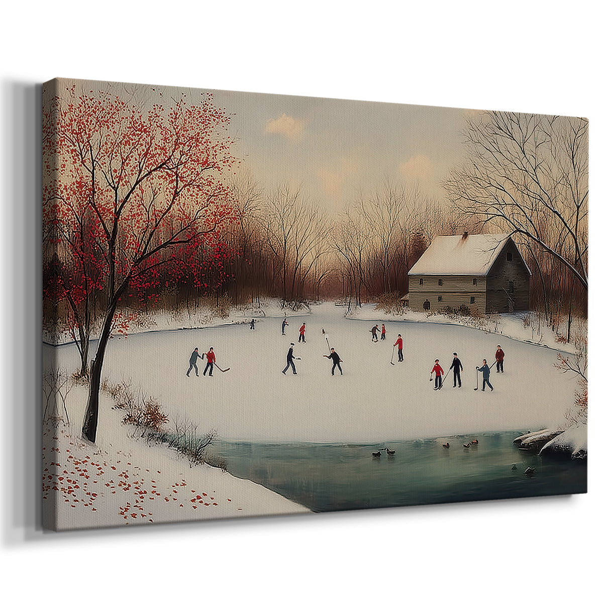 Twilight of Candlelit Lantern - Canvas Art Print