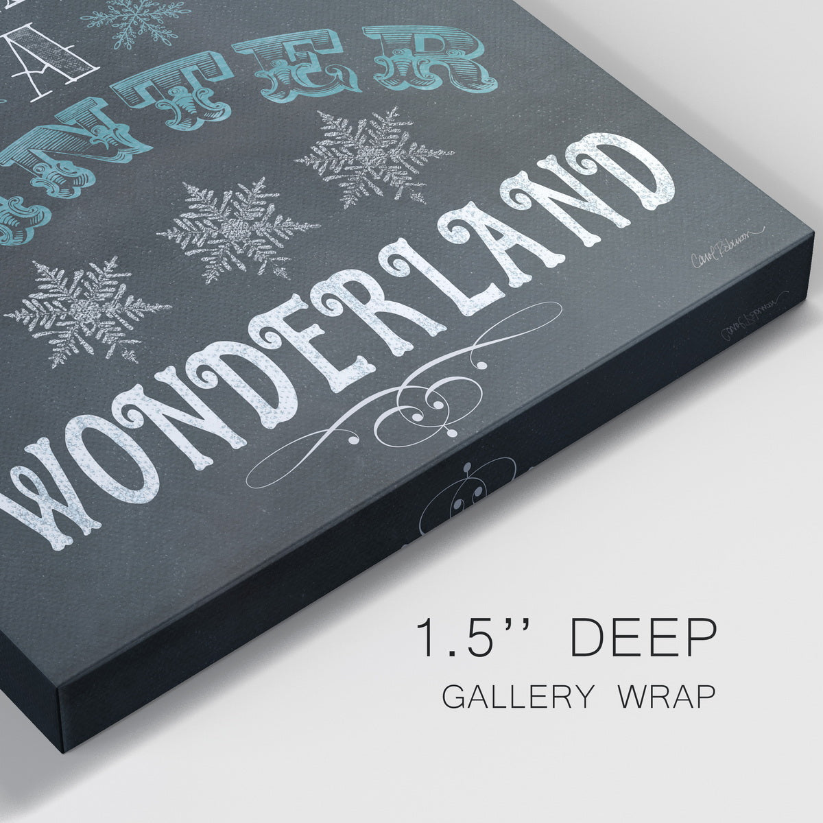 Wonderland Type-Premium Gallery Wrapped Canvas - Ready to Hang