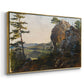 Landscape with the Balbersteine near Miesenbach, 1839 - Floater Framed Canvas Print