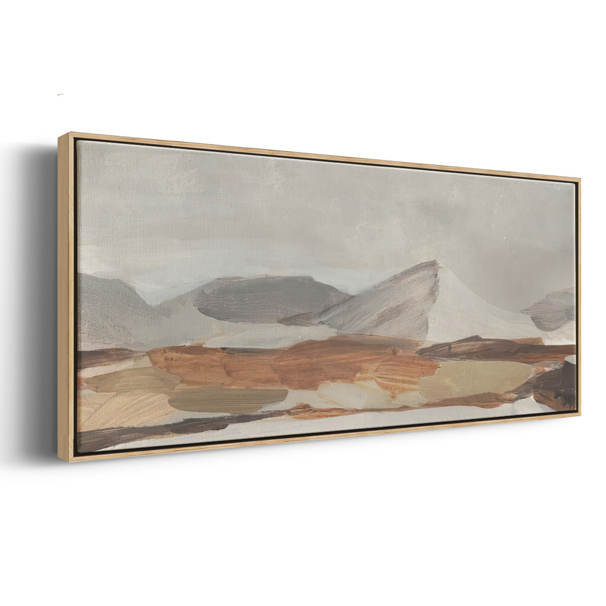 Dusky Mountain II - Floater Framed Canvas Print