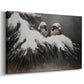 Dawn of Soft Linen Sleigh - Canvas Art Print