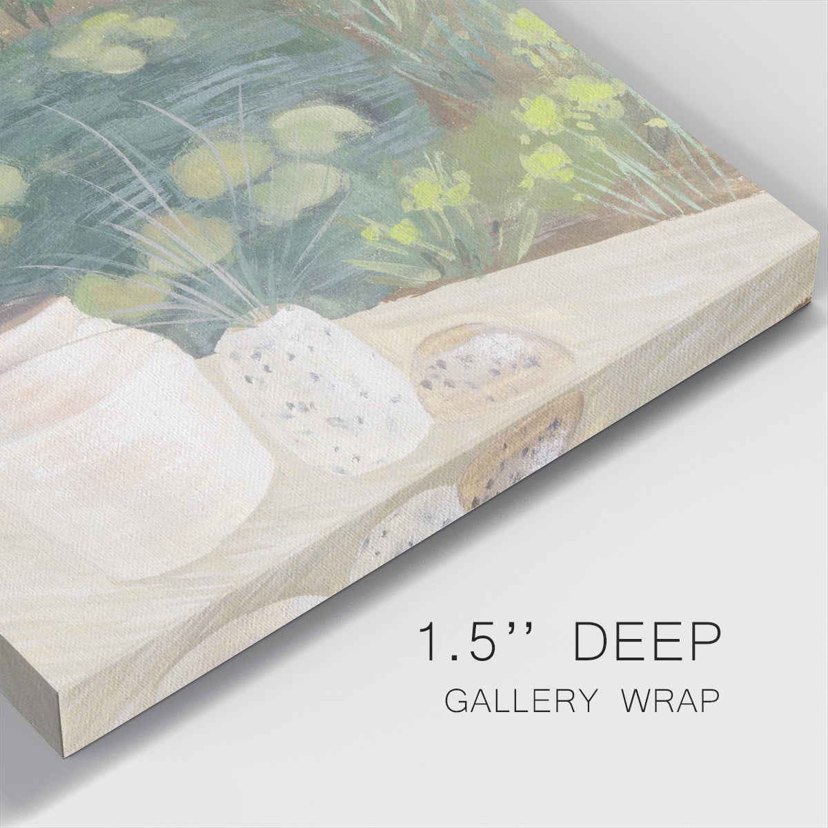 Window Plants IV-Premium Gallery Wrapped Canvas - Ready to Hang