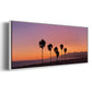 Sunset of Santa Monica - Floater Framed Canvas Print