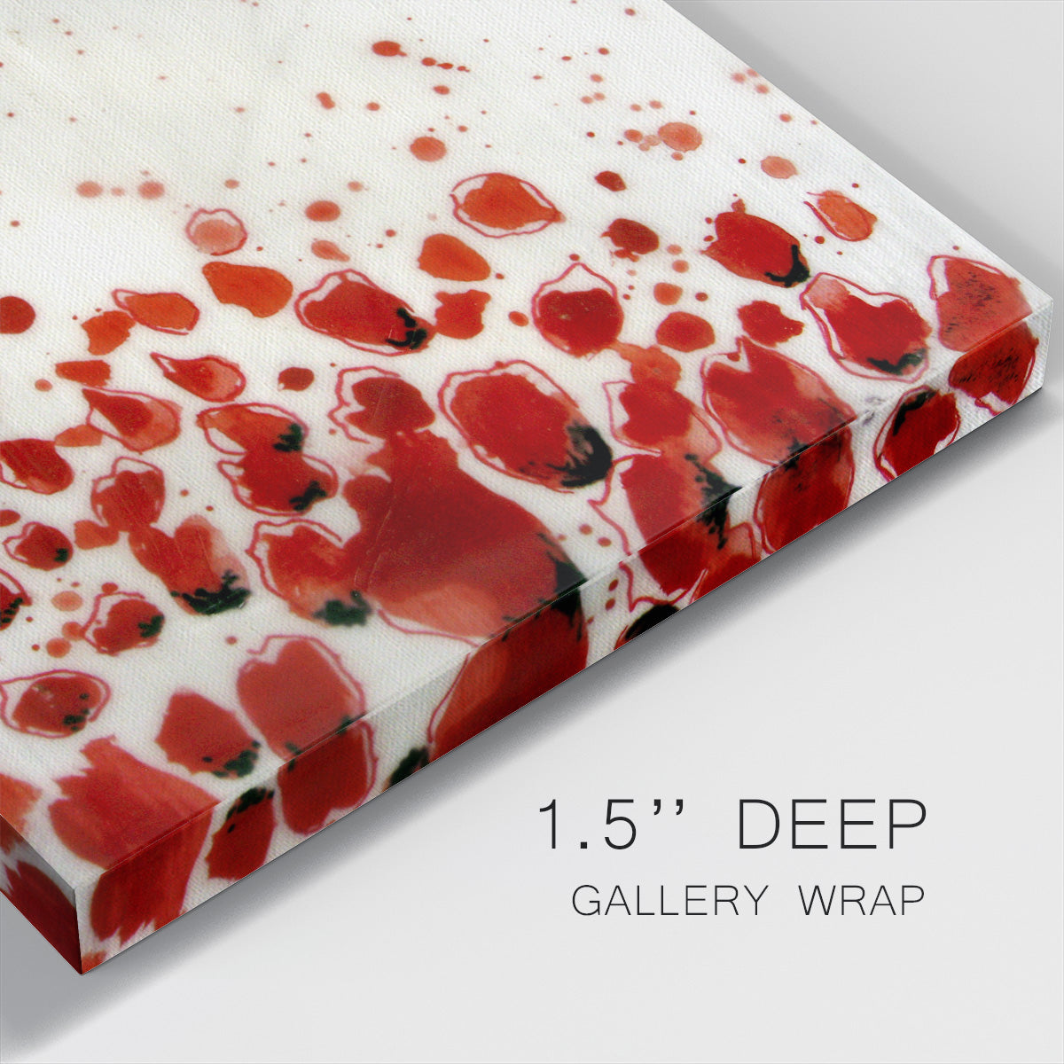 Red Drops VIII - Canvas Art Print