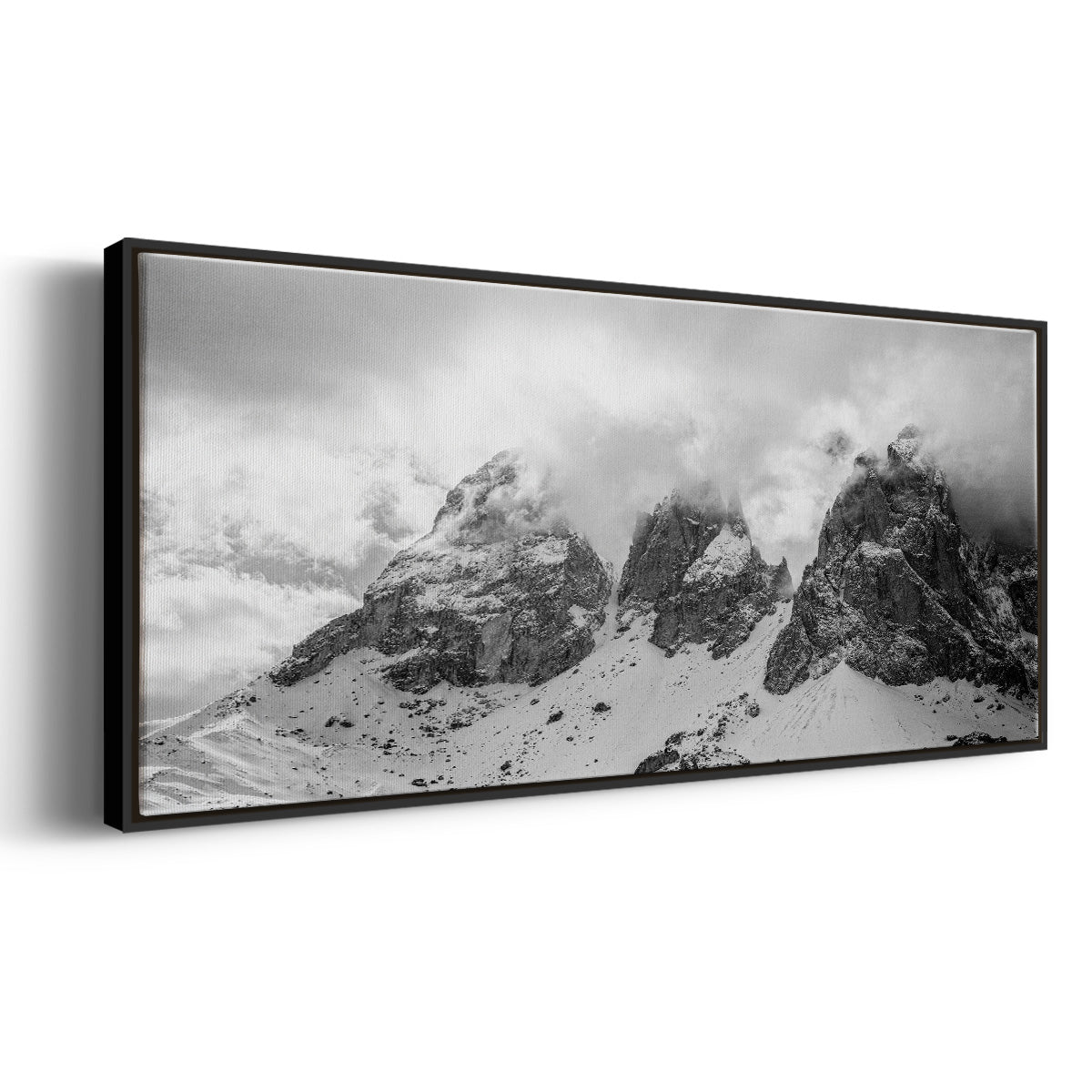 Dolomites - Floater Framed Canvas Print