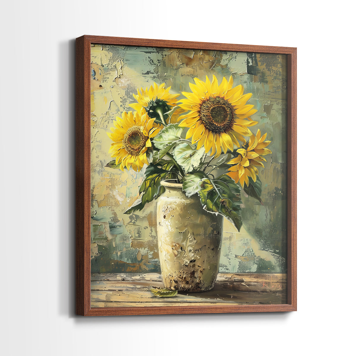 Floral Study Series CLXXI - Restickable Framed Art Set