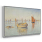 Concarneau, Quiet Morning, Opus 219, 1891 - Floater Framed Canvas Print