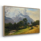 Mountains in Berchtesgaden - Floater Framed Canvas Print