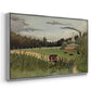 The Chair Factory at Alfortville, 1897 - Floater Framed Canvas Print