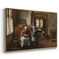 Grandmother's Feast, 1873 - Floater Framed Canvas Print