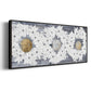 Sophisticated Christmas Collection H - Floater Framed Canvas Print