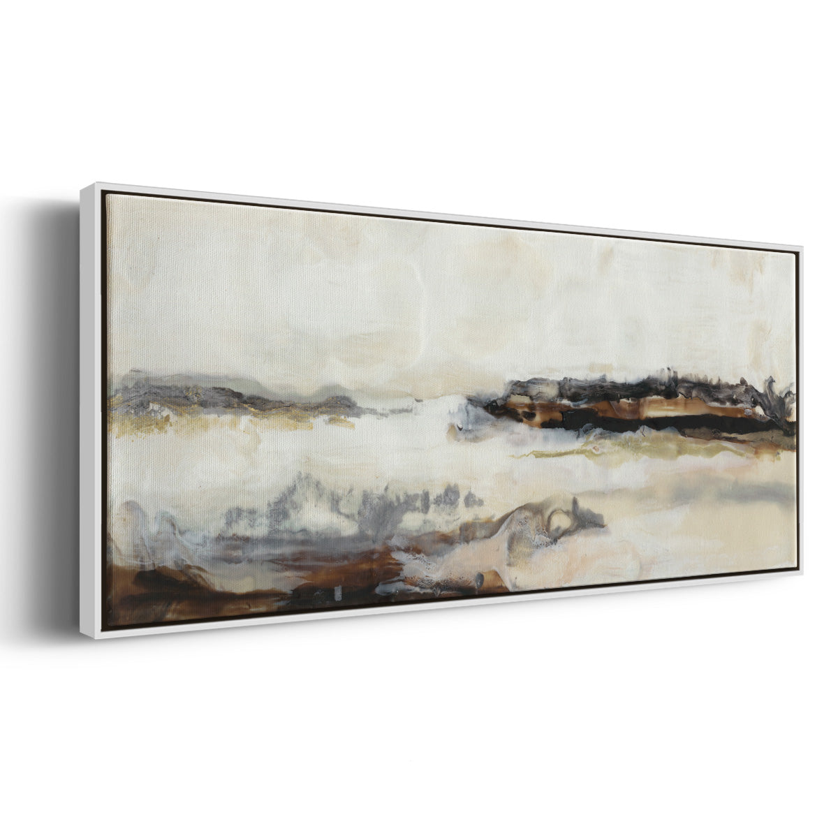 Joyful Horizon II - Floater Framed Canvas Print