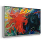 Fighting Forms, 1914 - Floater Framed Canvas Print