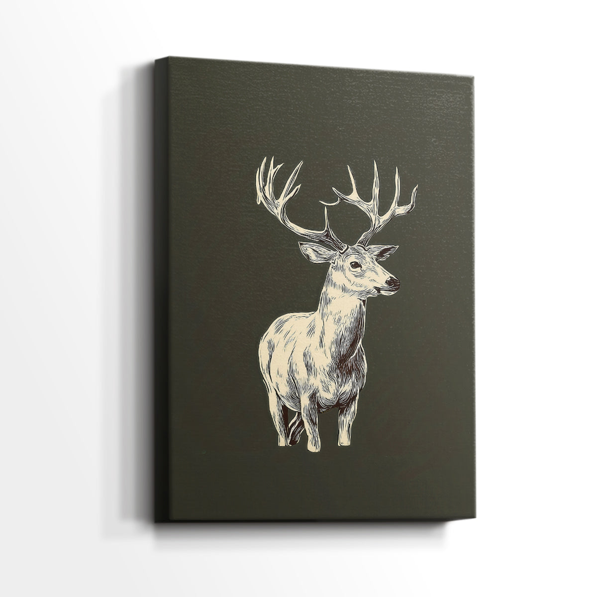 Eve of Soft Linen Nativity - Canvas Art Print