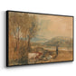 Lulworth Castle, Dorset, c. 1820 - Floater Framed Canvas Print