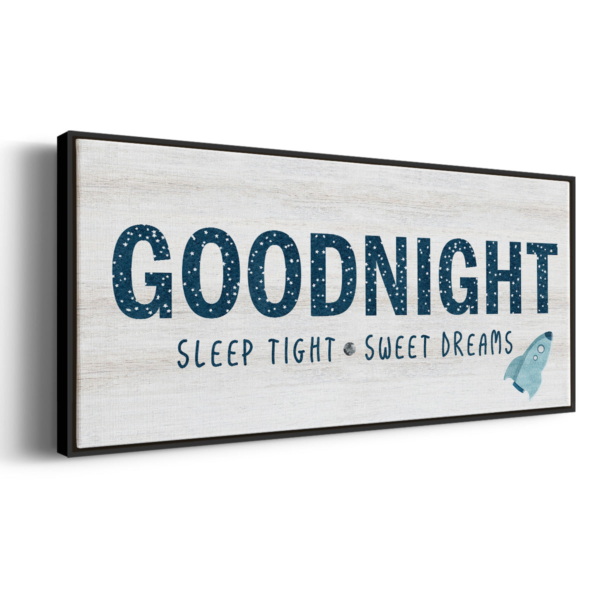 Sleep Tight Sweet Dreams - Floater Framed Canvas Print