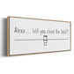 Alexa ... - Floater Framed Canvas Print