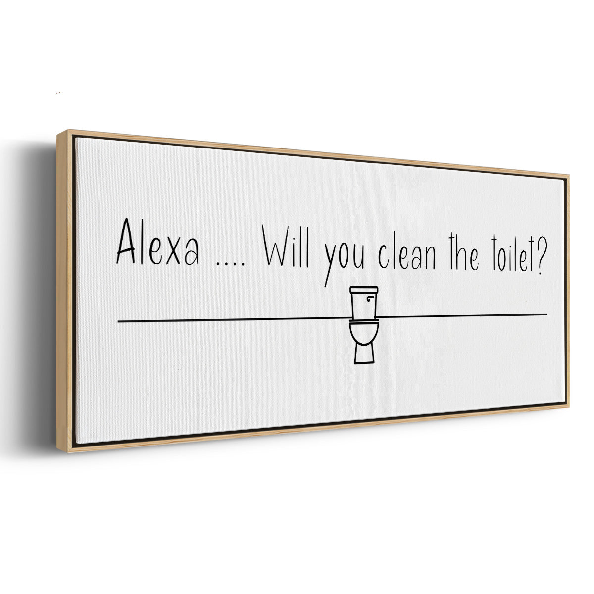 Alexa ... - Floater Framed Canvas Print