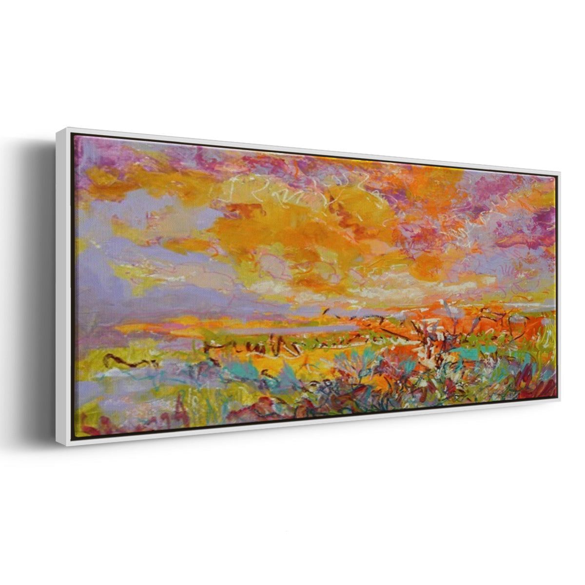 Radiance Remembered - Floater Framed Canvas Print