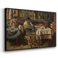 The Meal (De maaltijd), c. 1885 - Floater Framed Canvas Print