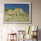 The Yellow House - Ornate Framed Canvas Print